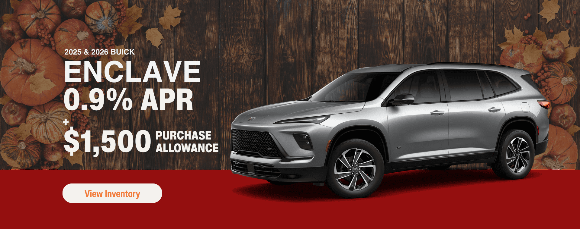 November Special offer on 2025 & 2026 Buick Enclaves