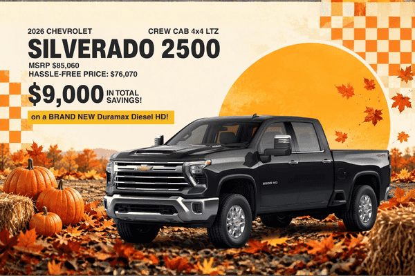 2026 Chevrolet Silverado 2500 special offer at Midway Chevrolet