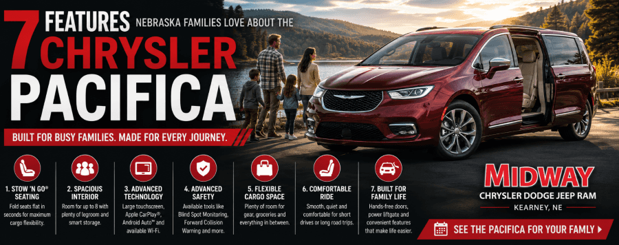 Why Families Choose the Chrysler Pacifica in Central Nebraska