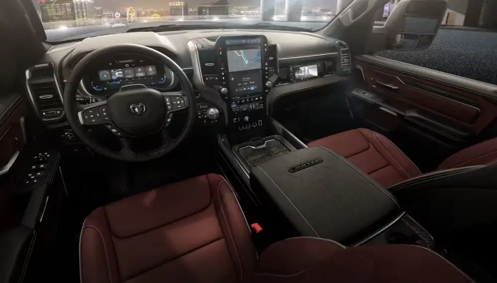 2026 Ram 1500 interior with 14.5-inch touchscreen
