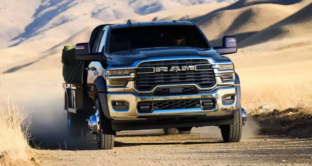 2026 Ram Chassis Cab exterior with upfit-ready frame rails