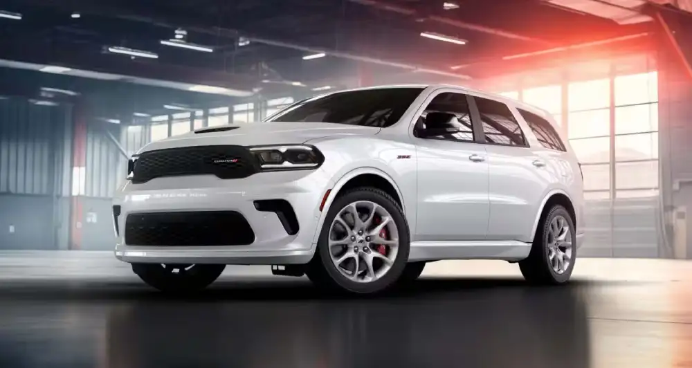 2026 Dodge Durango exterior with aggressive front fascia