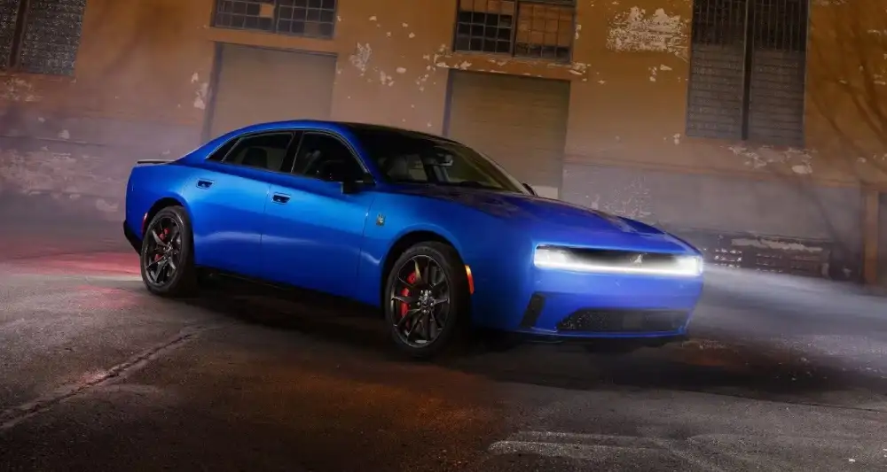2026 Dodge Charger 4-Door exterior with widebody stance