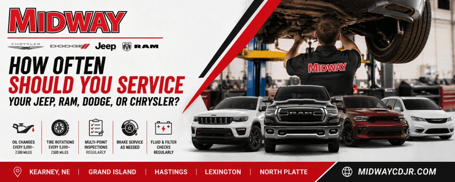 How Often Should You Service Your Jeep, Ram, Dodge, or Chrysler?