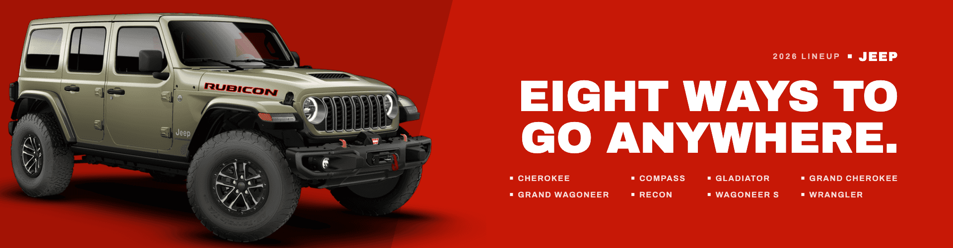 New 2026 Jeep models at Midway CDJR in Kearney, NE