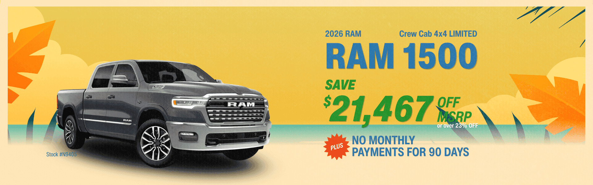 2026 Ram 1500 Crew Cab 4x4