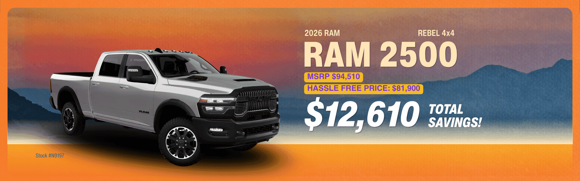2026 Ram 2500 Rebel 4x4