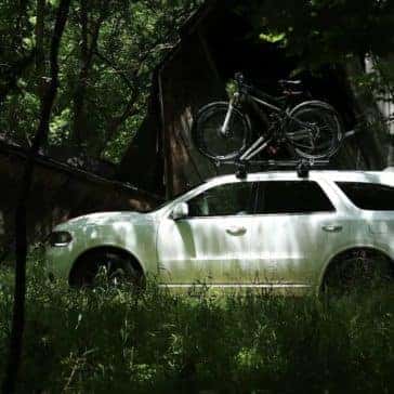 2019 Dodge Durango side view in forest