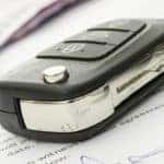 Car Key and Paper