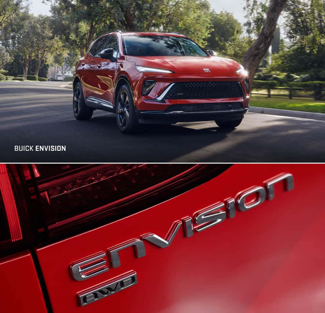 Compare GMC Terrain and Buick Envision Specs and Trim Differences B