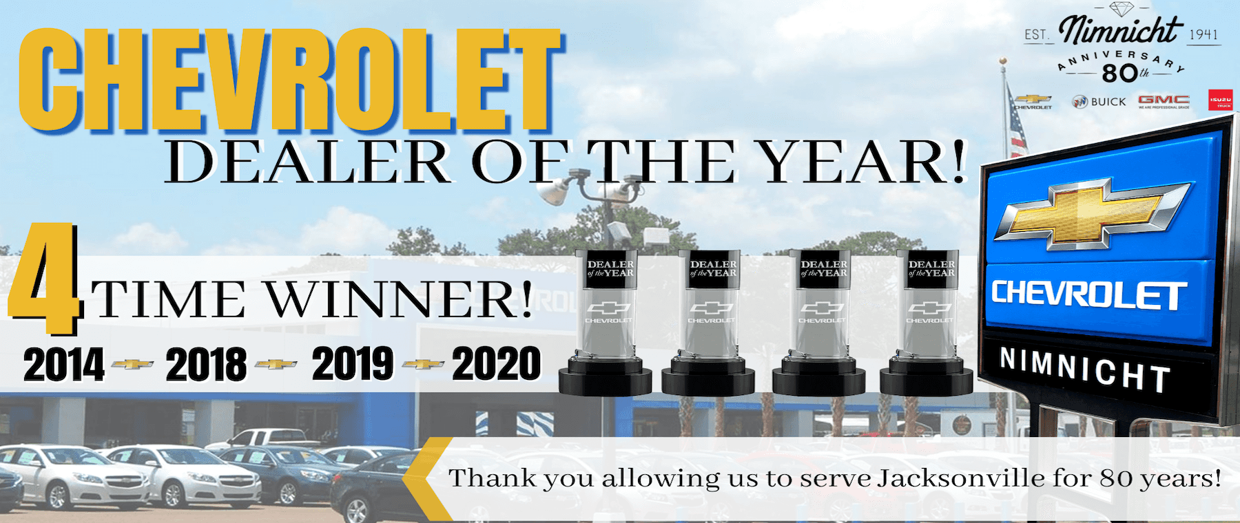 Chevy Dealer of the Year awards