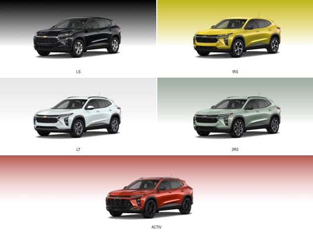 2025 Chevy Trax Trim Levels