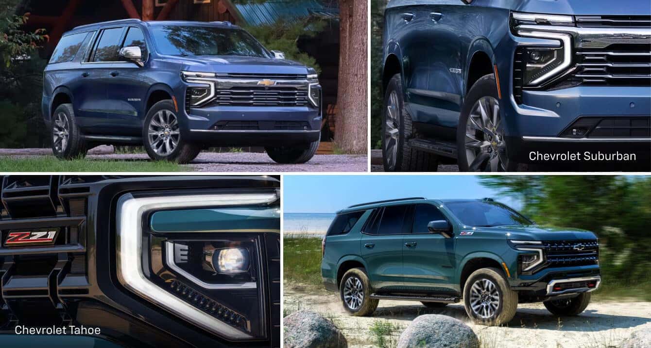 Chevy Suburban vs. Tahoe Specs & Performance