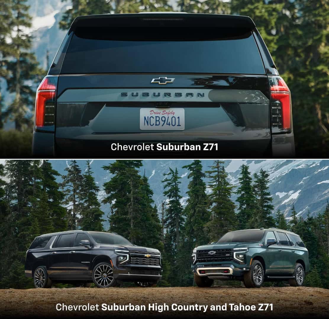Chevy Tahoe vs. Suburban Trims & Pricing a