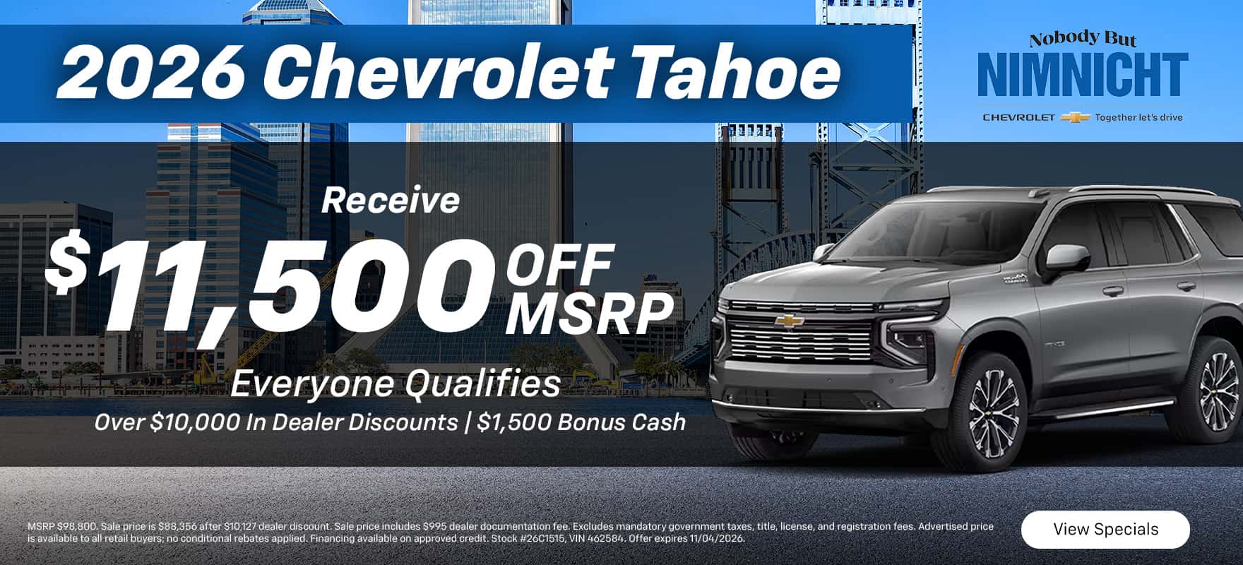 Oct Specials