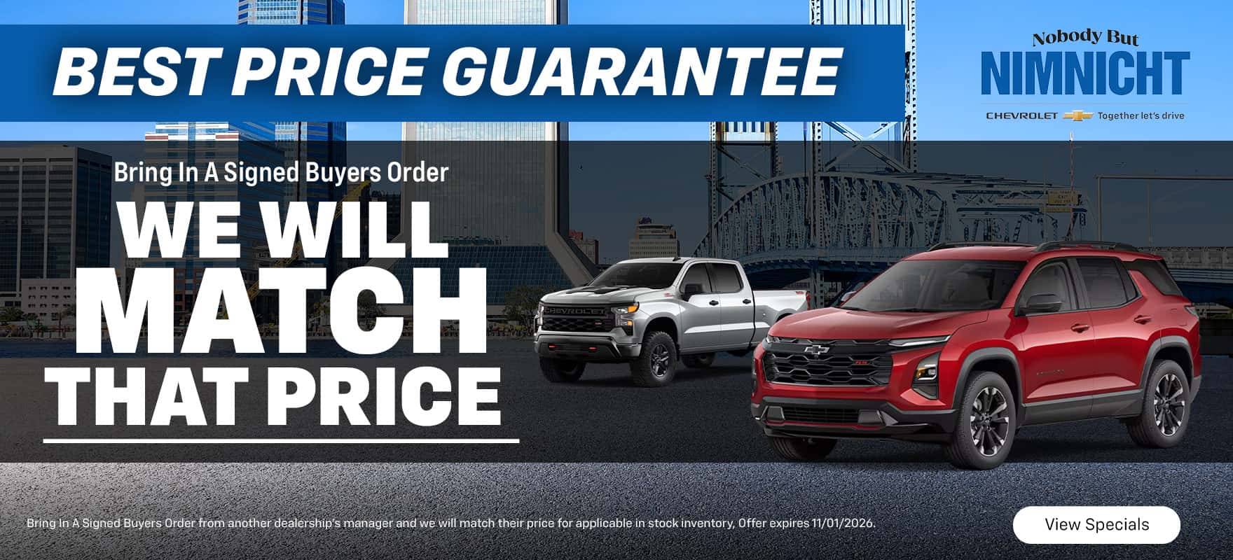 Oct Specials