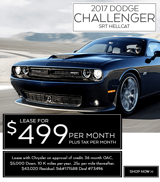 New Car Lease Specials Normandin Chrysler Dodge Jeep Ram FIAT