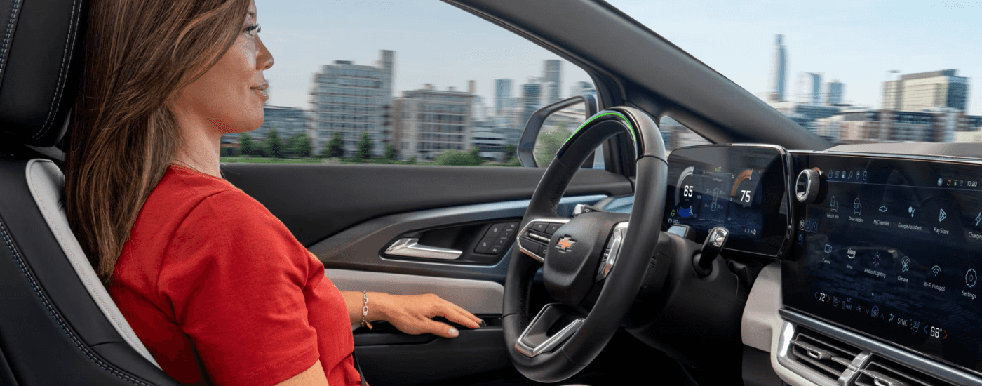 A person using the Super Cruise feature in the 2026 Chevy Equinox