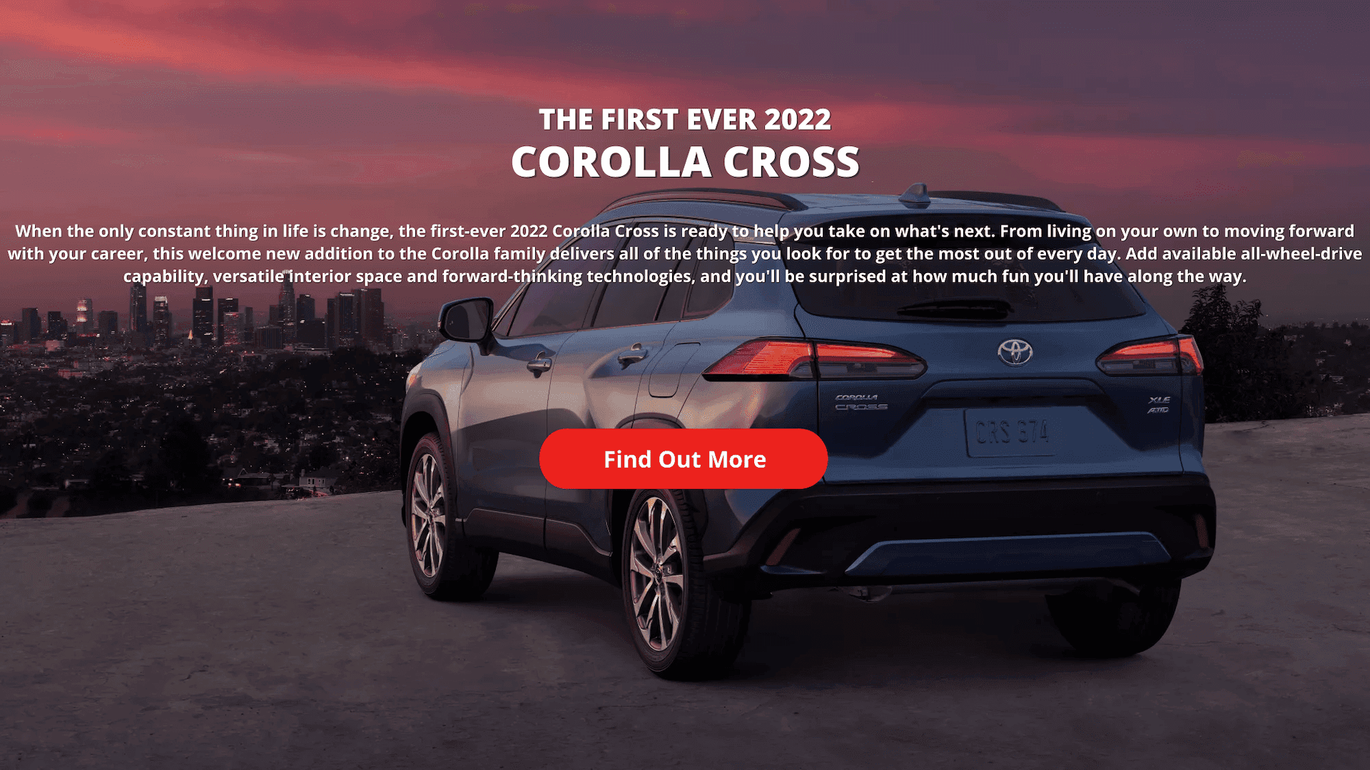 The First Ever 2022 Corolla Cross