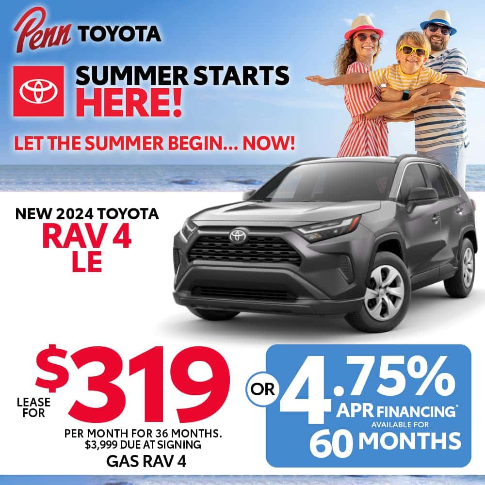Lease & Finance Specials Penn Toyota
