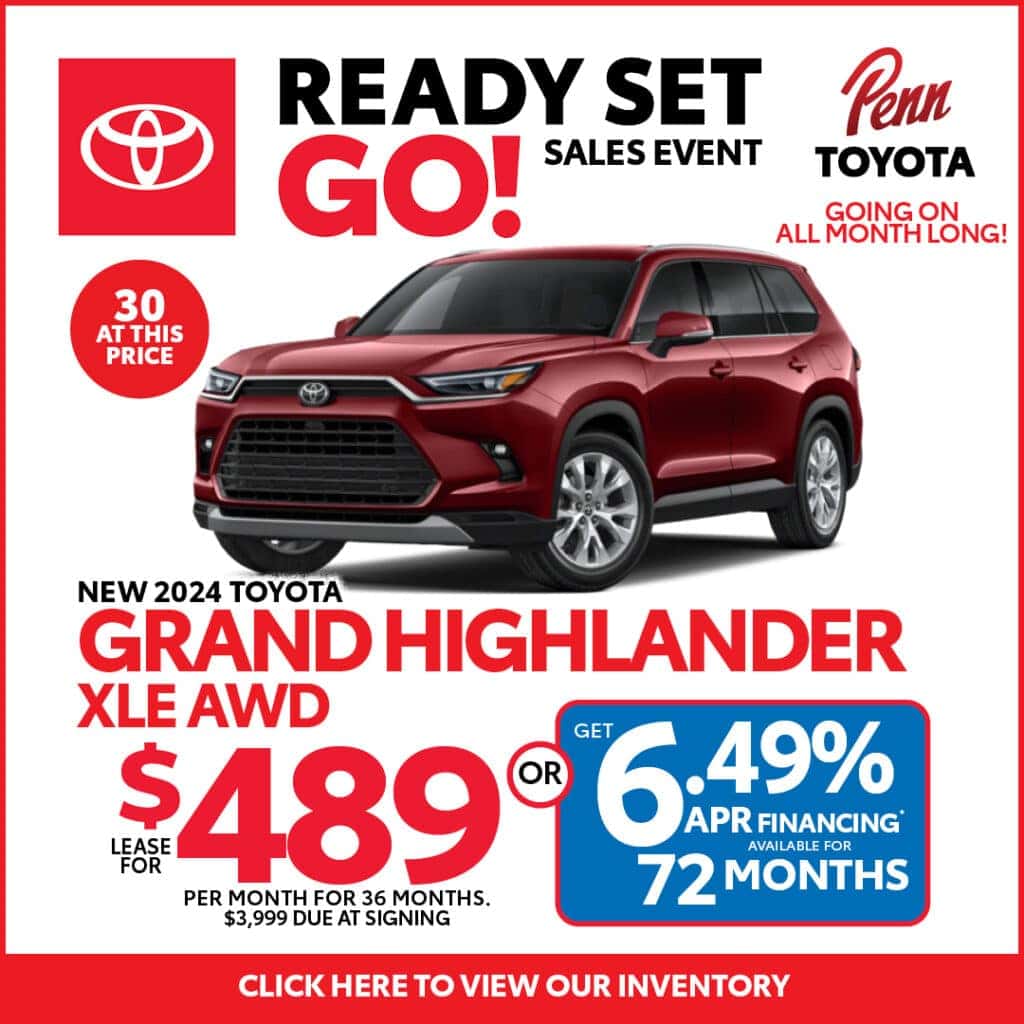 Lease a 2024 Grand Highlander XLE for $489 for 36 Months