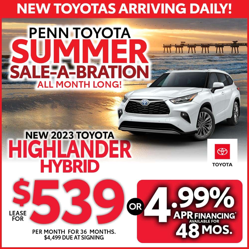 Lease Specials Penn Toyota