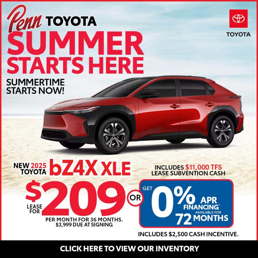 Lease a 2025 bZ4X XLE for $209 for 36 Months