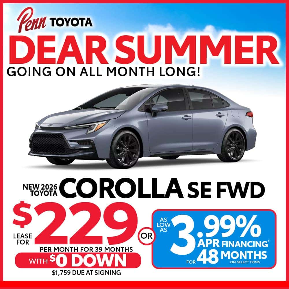 NEW 2026 TOYOTA COROLLA LE