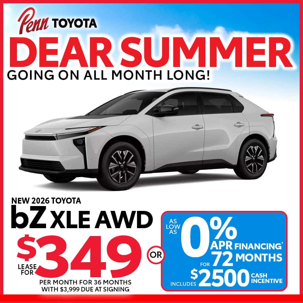  New 2026 Toyota bZ XLE