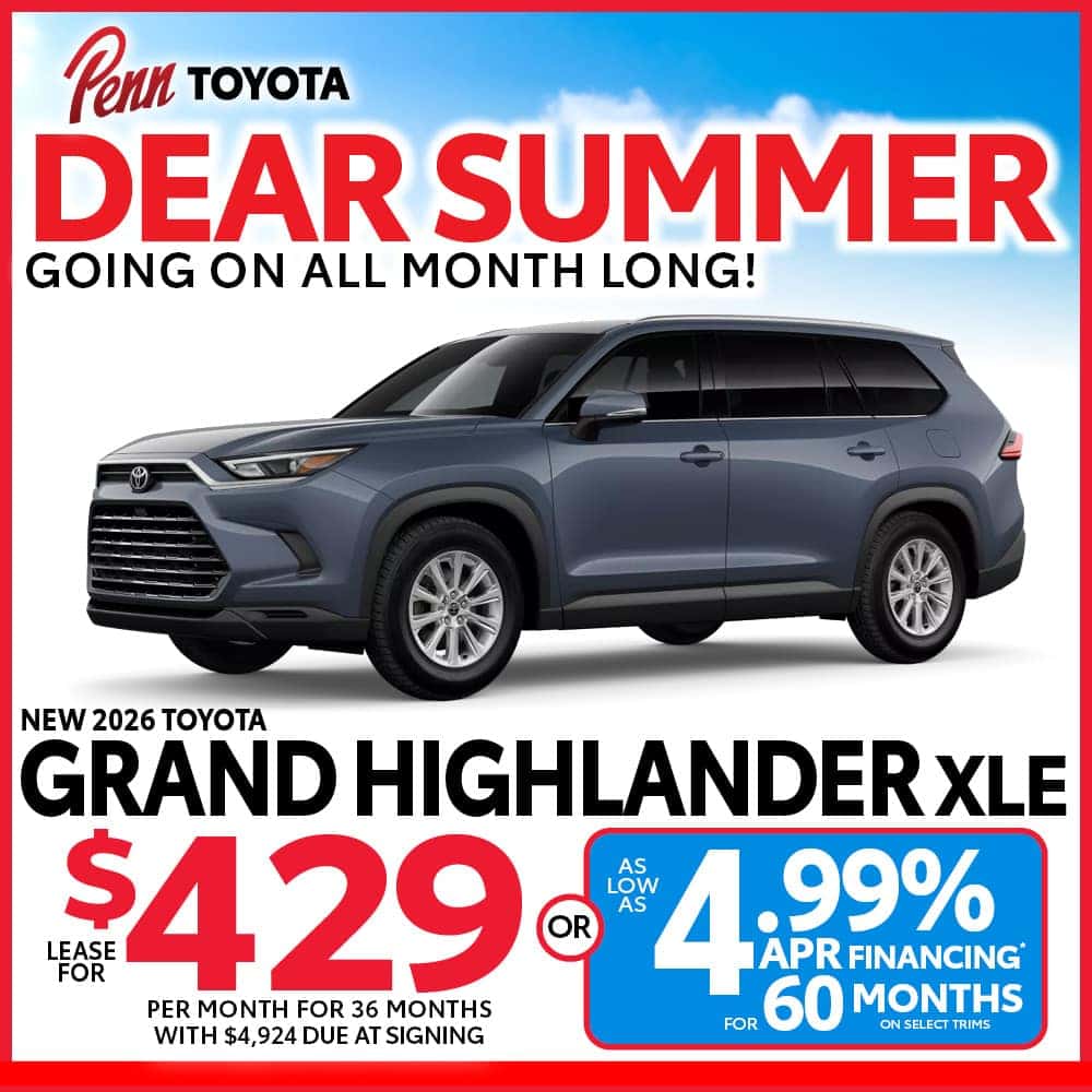NEW 2026 TOYOTA GRAND HIGHLANDER XLE 