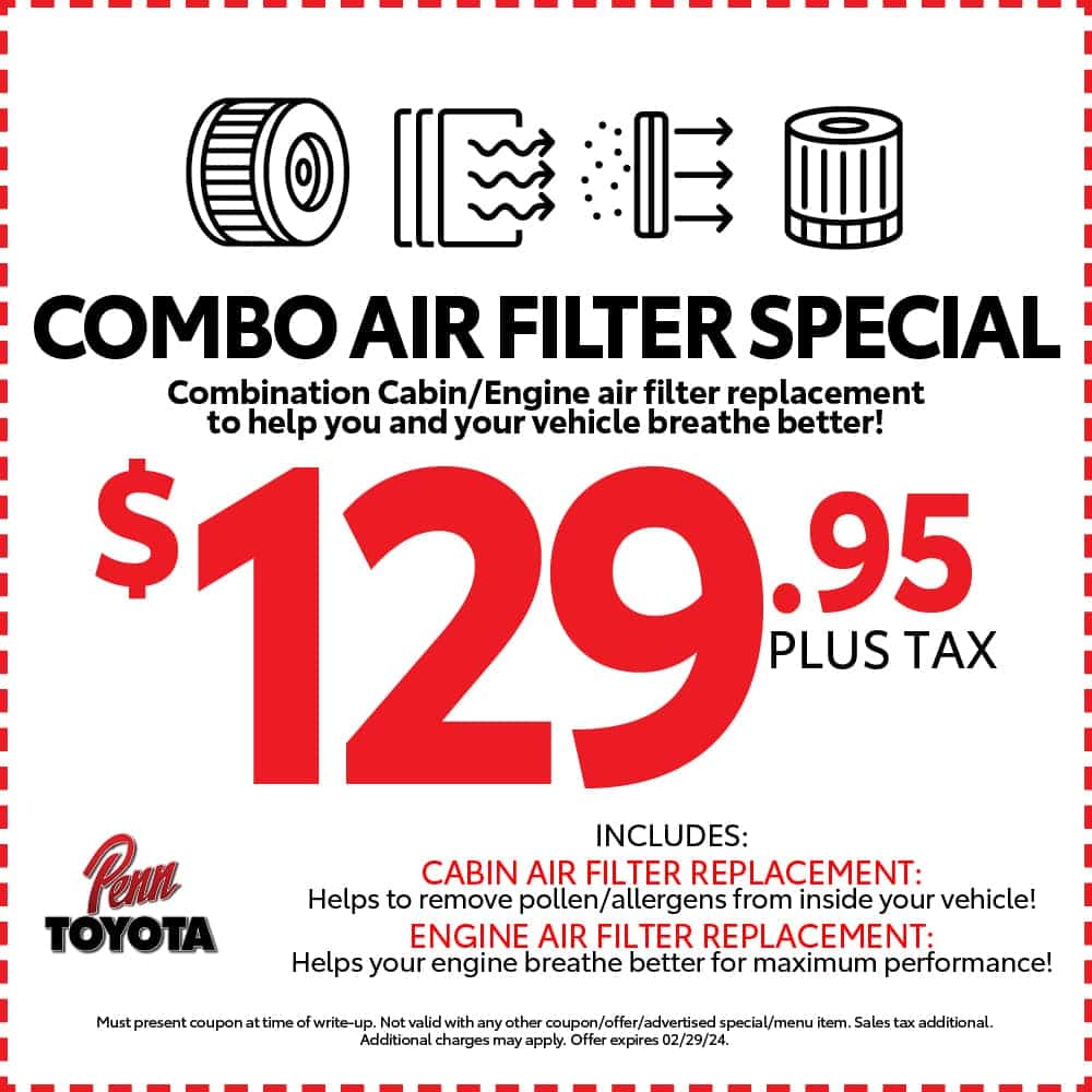 Service Specials & Coupons Penn Toyota