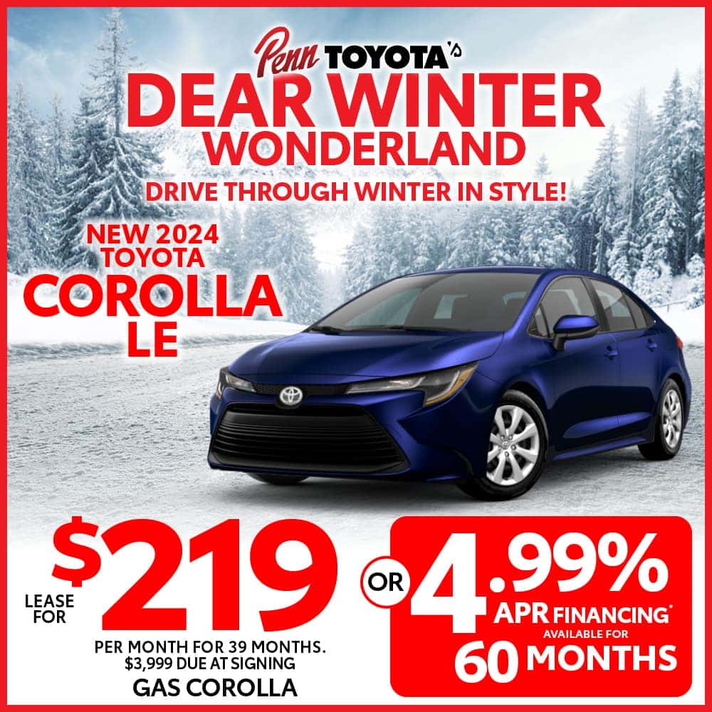 Lease & Finance Specials | Penn Toyota