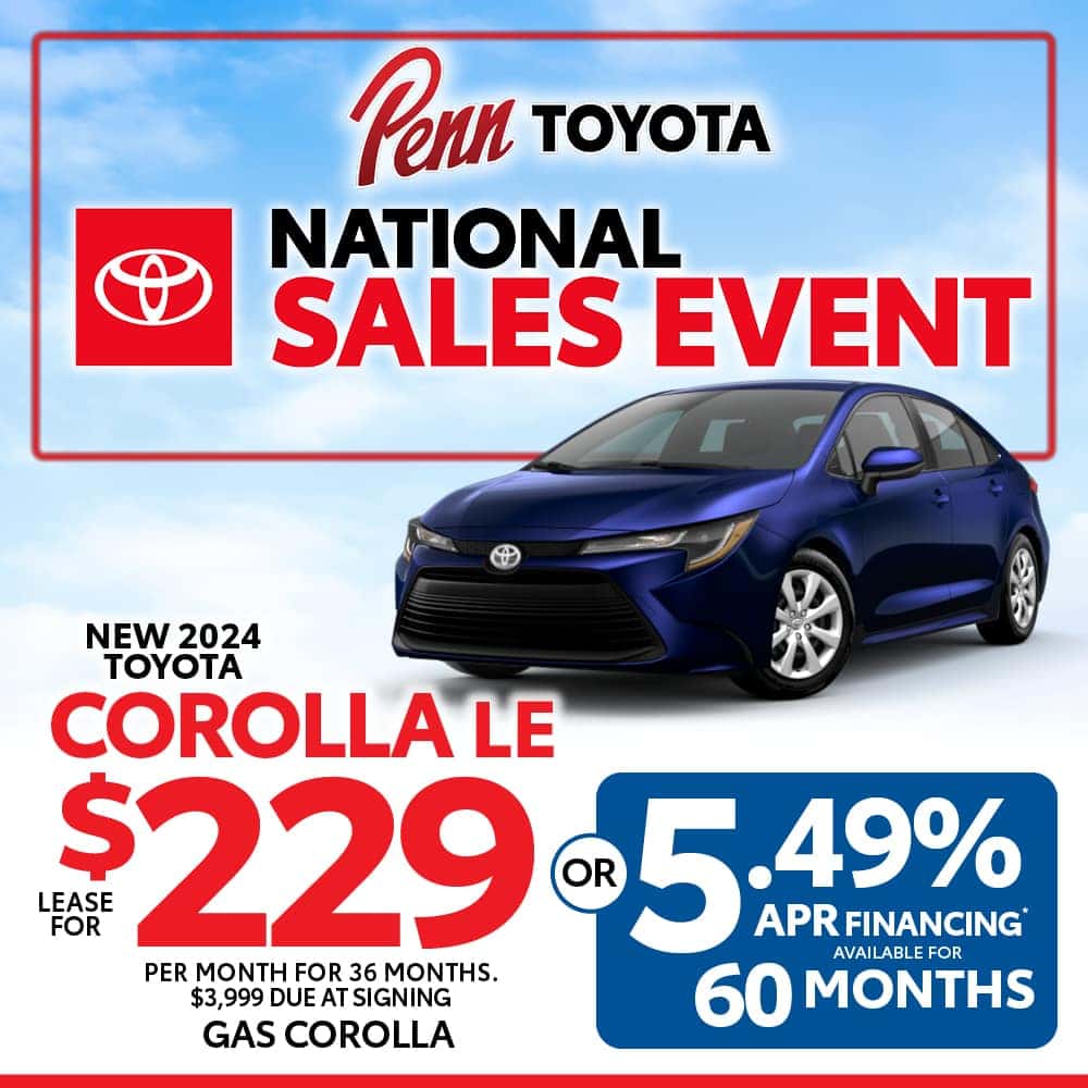 Lease & Finance Specials Penn Toyota