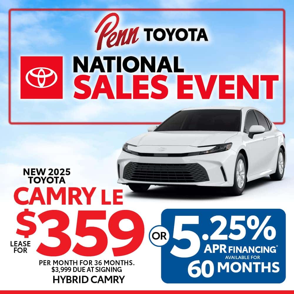 Lease & Finance Specials | Penn Toyota
