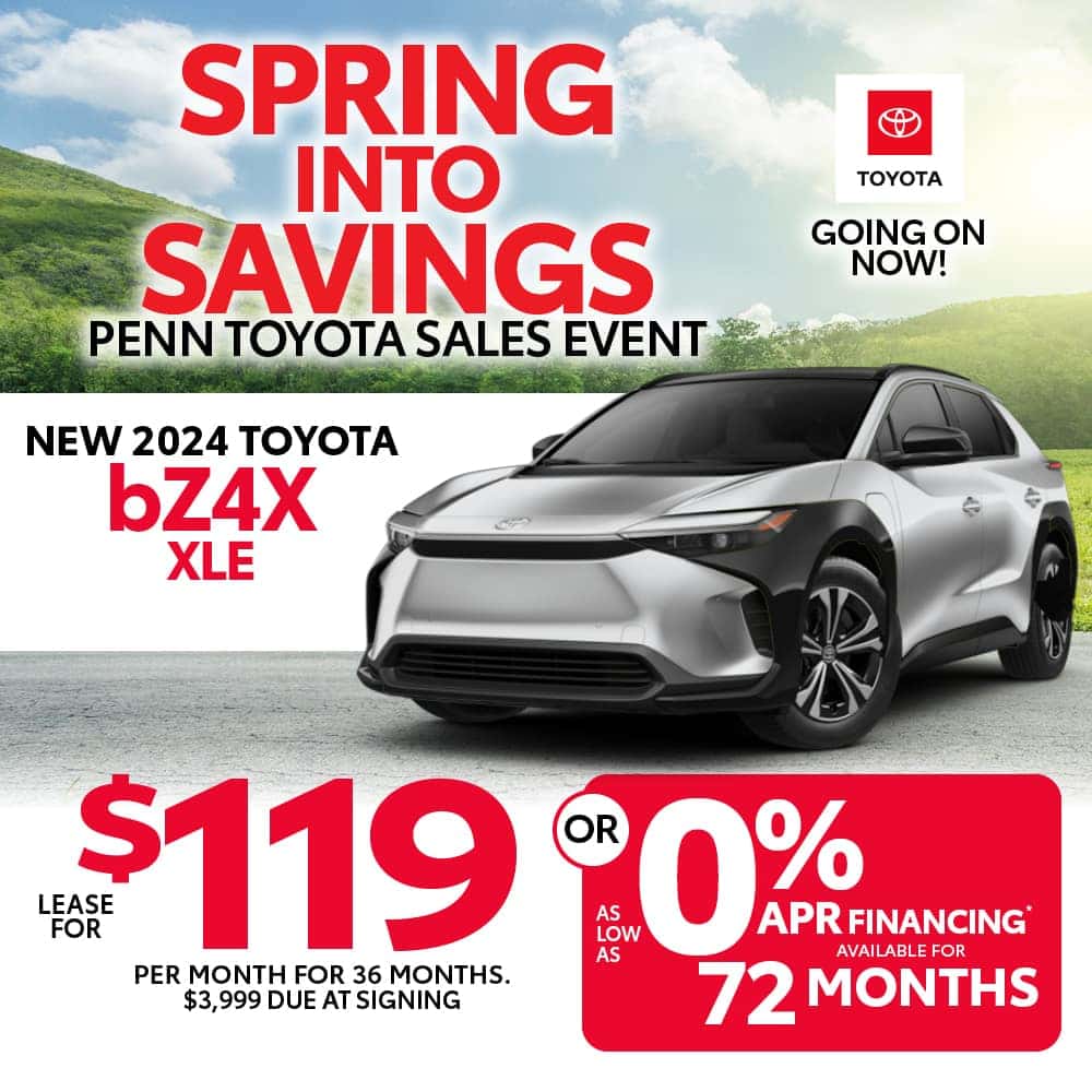 Lease & Finance Specials Penn Toyota