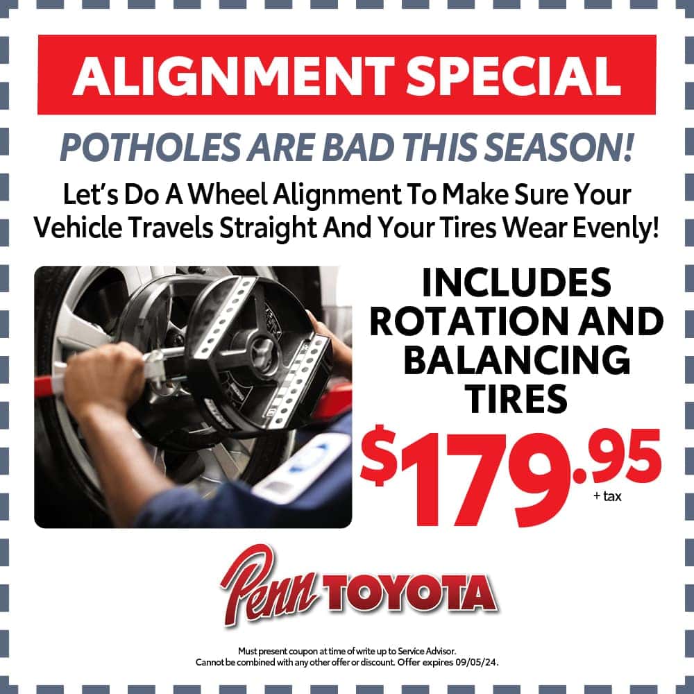 Service Specials & Coupons | Penn Toyota