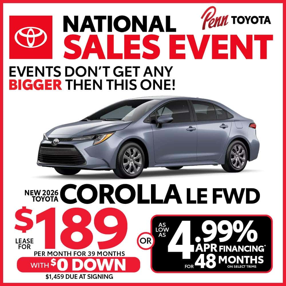 NEW 2026 TOYOTA COROLLA LE FWD