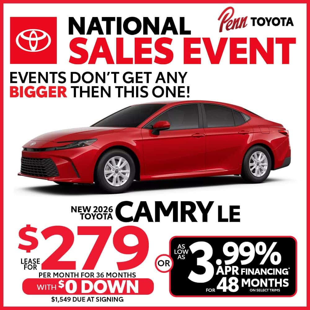 NEW 2026 TOYOTA CAMRY LE