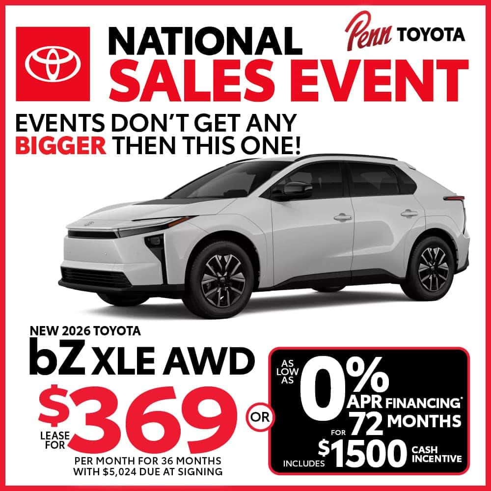 NEW 2026 TOYOTA BZ XLE AWD