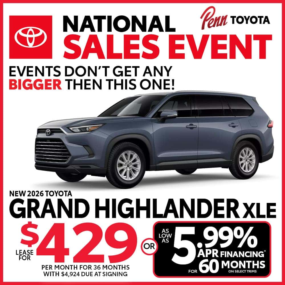 NEW 2026 TOYOTA GRAND HIGHLANDER XLE