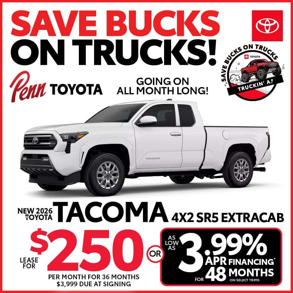 NEW 2026 TOYOTA TACOMA 4X2 SR5 EXTRACAB