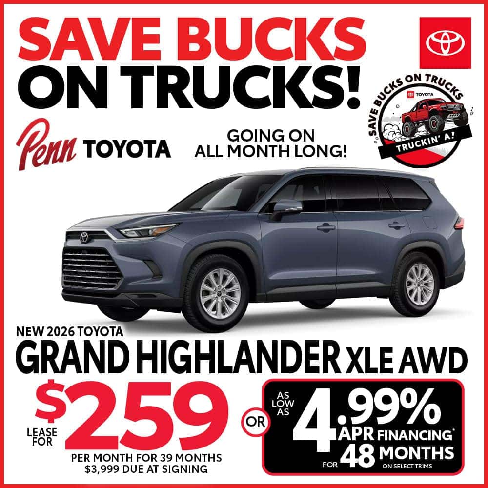 NEW 2026 TOYOTA GRAND HIGHLANDER XLE