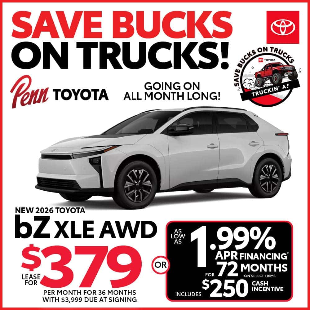 New 2026 Toyota bZ XLE