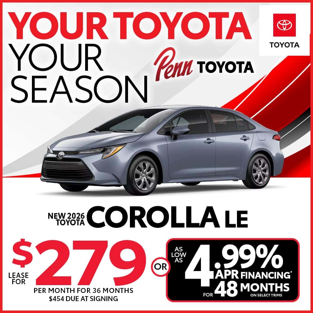 NEW 2026 TOYOTA COROLLA LE 
