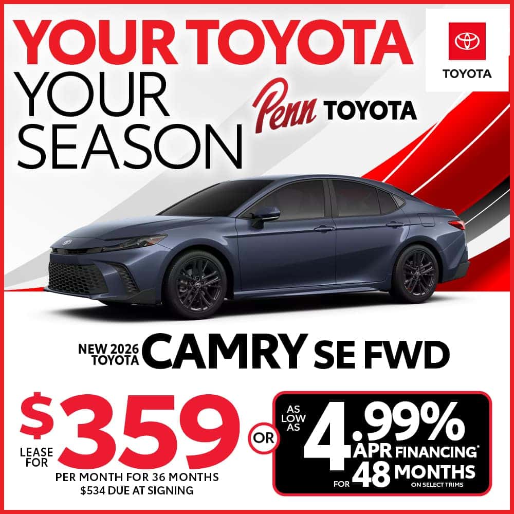 NEW 2026 TOYOTA CAMRY SE FWD 