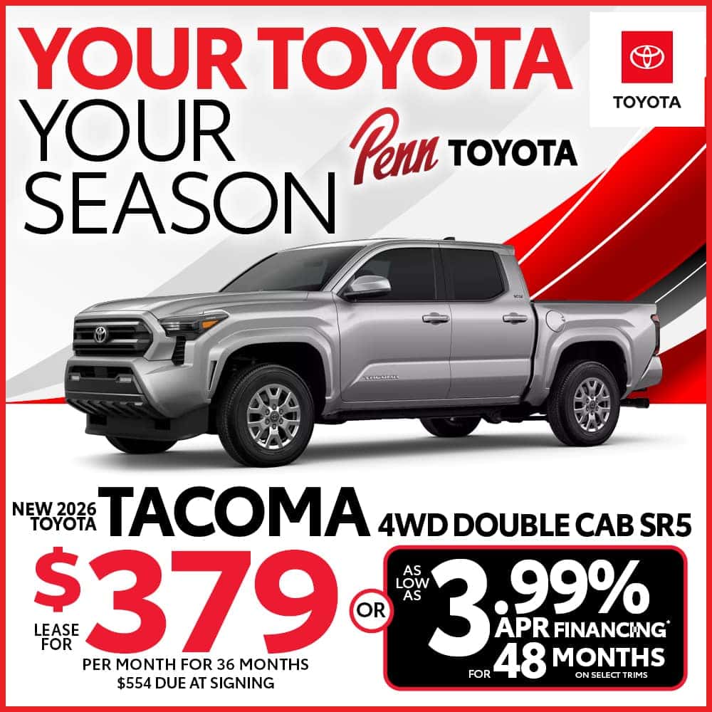 NEW 2026 TOYOTA TACOMA 4WD DOUBLE CAB SR5 