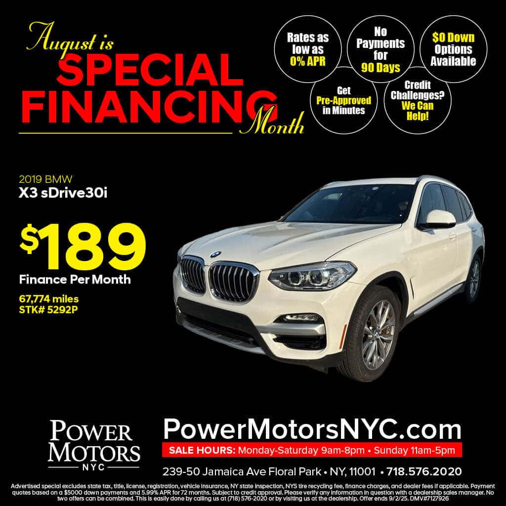 2019 BMW X3 sDrive30i