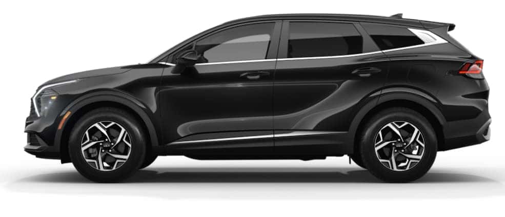 Side profile of 2025 Kia Sportage