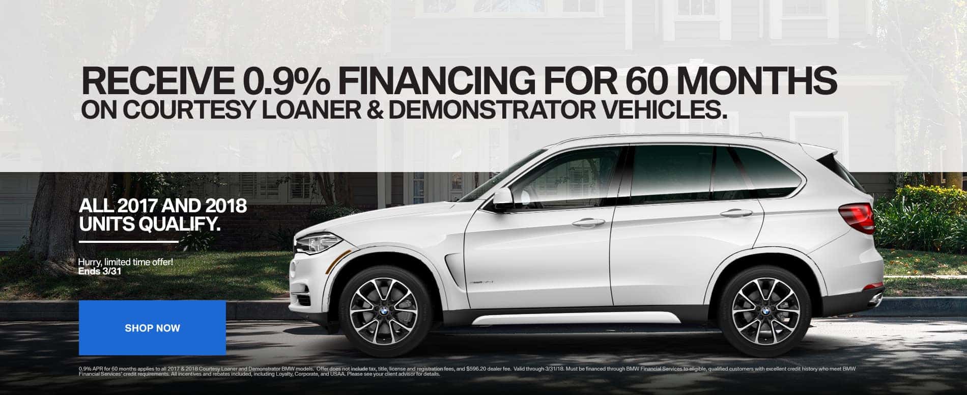 March 0.9% APR BMW Special