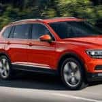 2019 Volkswagen Tiguan on city street
